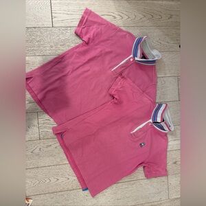 Psycho bunny Pink Short Sleeve Polo Shirt - Twin Set size 7/8 size 10/12